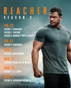 Reacher (2025) S03E01-03 Dual Audio [Hindi-English] AMZN WEB-DL H264 AAC 1080p 720p 480p ESub